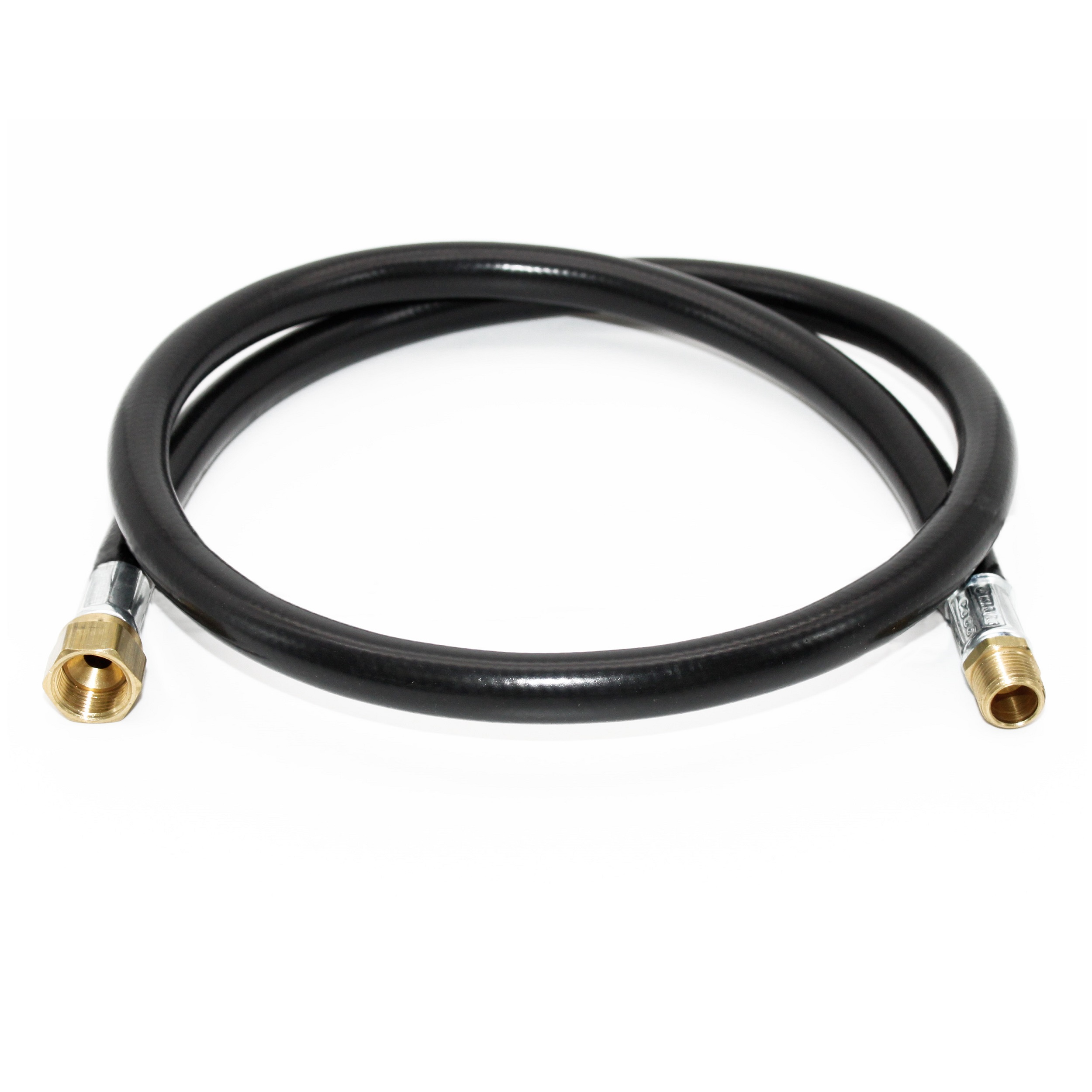 Flame King Propane Thermo Plastic Rubber Hose, 48-inch, 3/8-inch ID for RVs and Travel Trailers