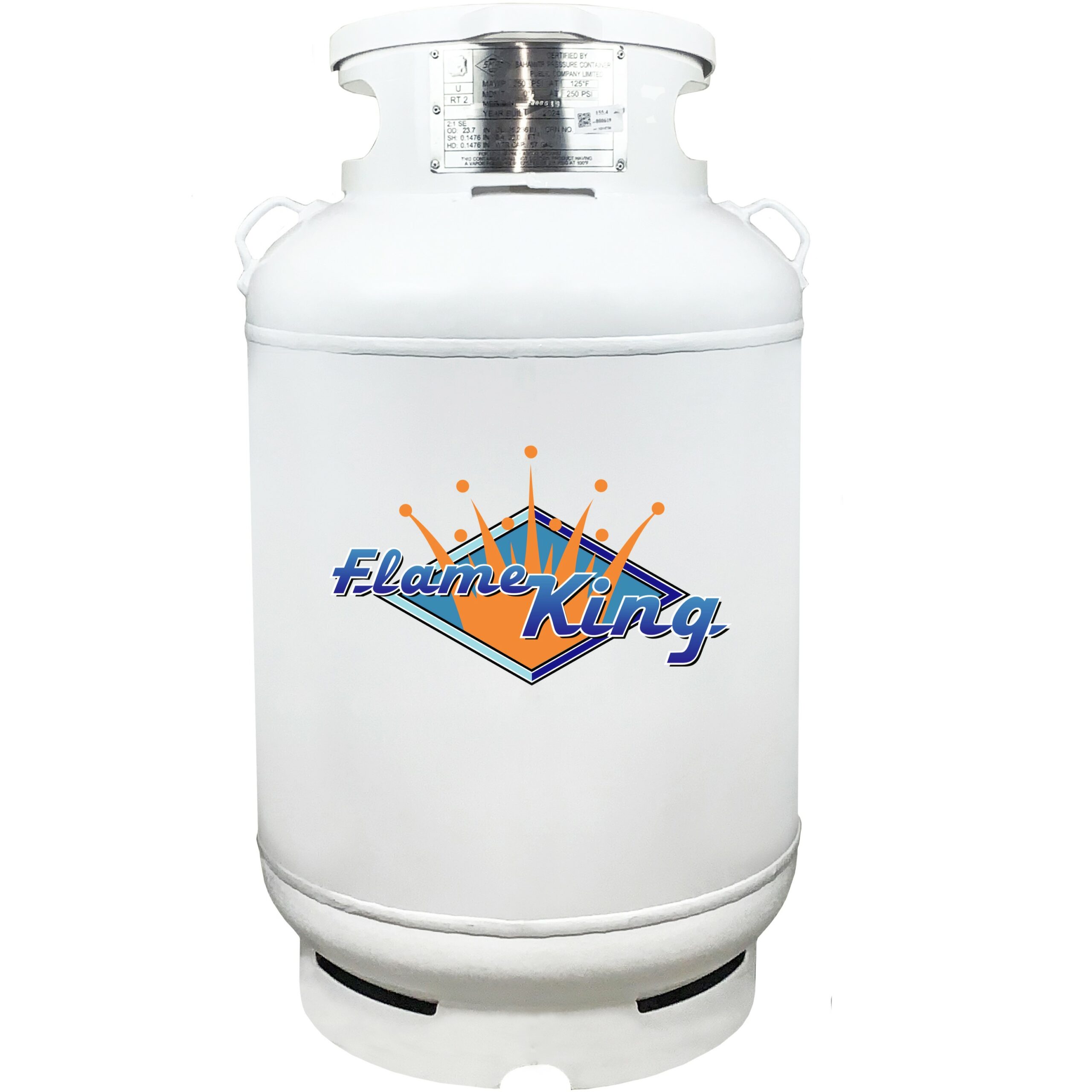 Flame King CYL200ASME 200-Pound ASME Propane Tank, Multi-Valves with Accurate Gas Level Gauge