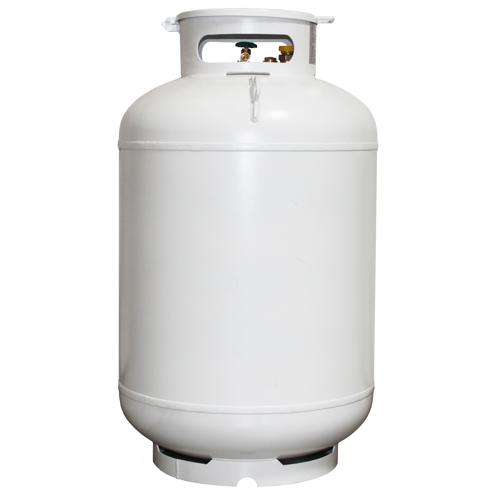 Flame King YSN420ASME 420LB (120 Gallon) ASME Vertical Steel Propane Tank, White