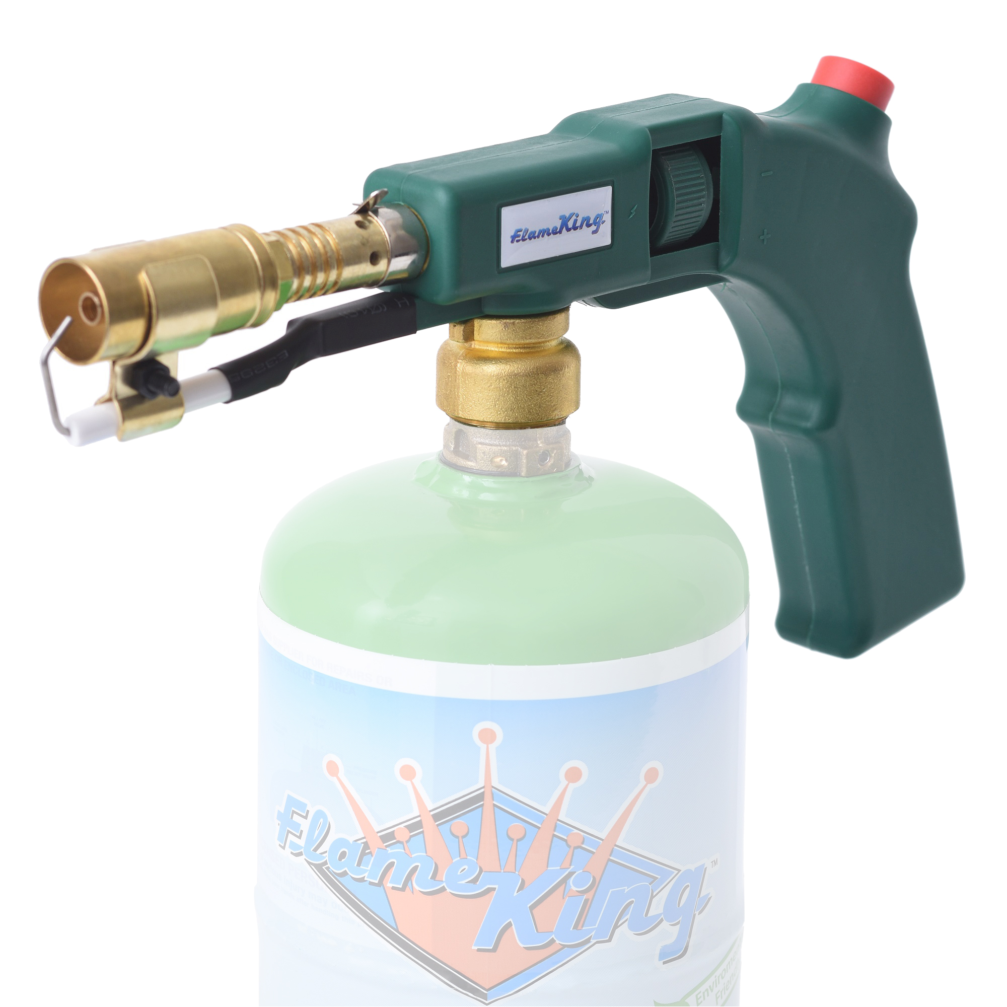 Flame King Propane & Mapp Gas Blow Torch 27,000 BTU w/Self-Igniter for Searing, Soldering and as Fire Starter