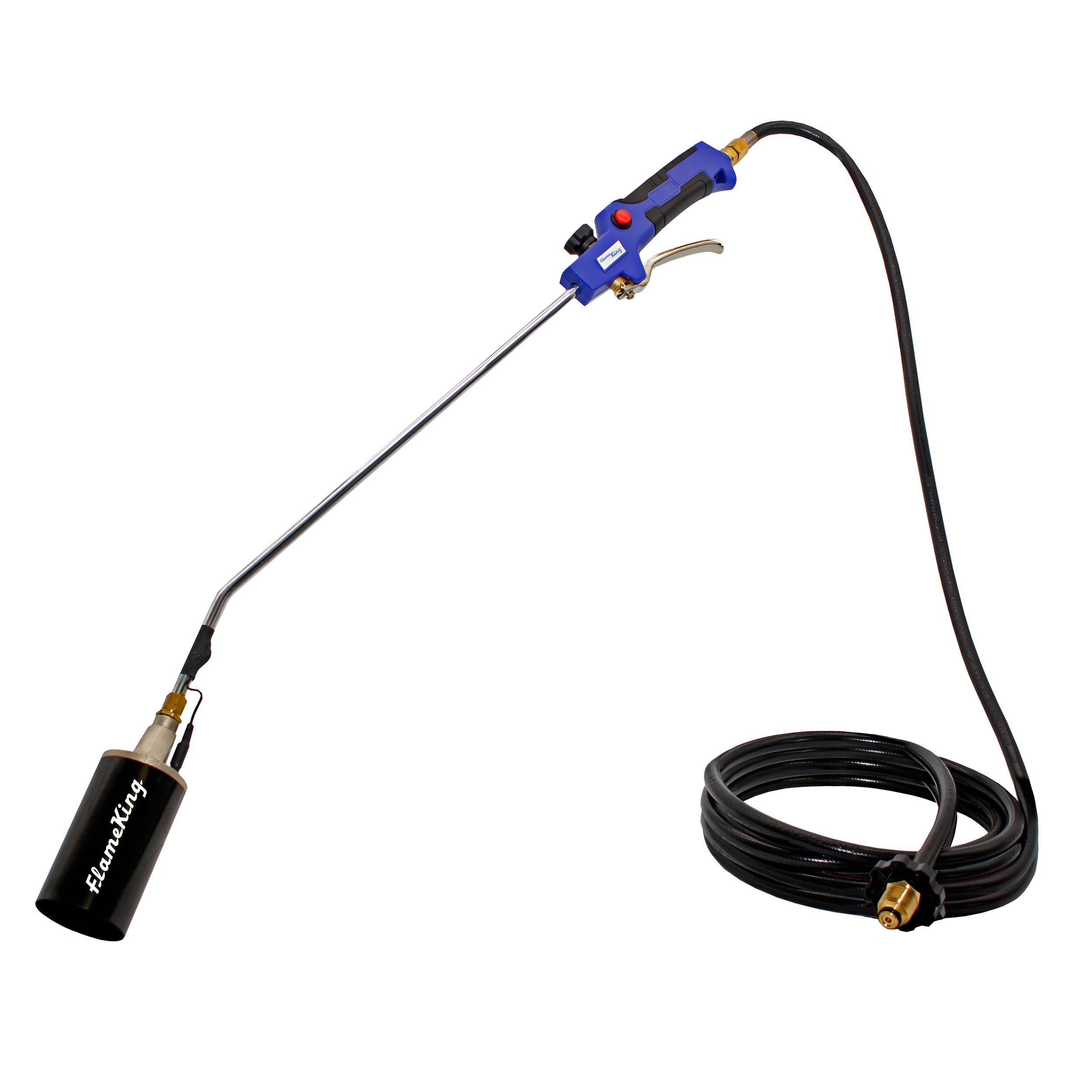 Flame King Propane Torch Kit Heavy Duty Weed Burner, 340,000 BTU with Battery Operated Igniter