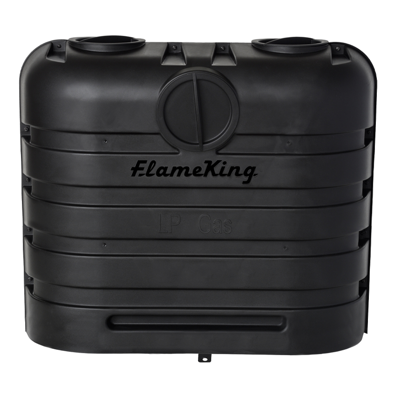 Flame King Dual 30LB Propane LP Tank Light Plastic Heavy Duty Cover for RV, Travel Trailer, Camper